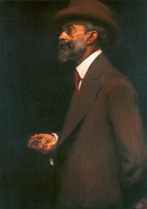 Retrato del crítico de arte Luis Gonzaga Duque Estrada de Eliseu Visconti